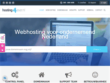 Tablet Screenshot of hosting4ever.nl